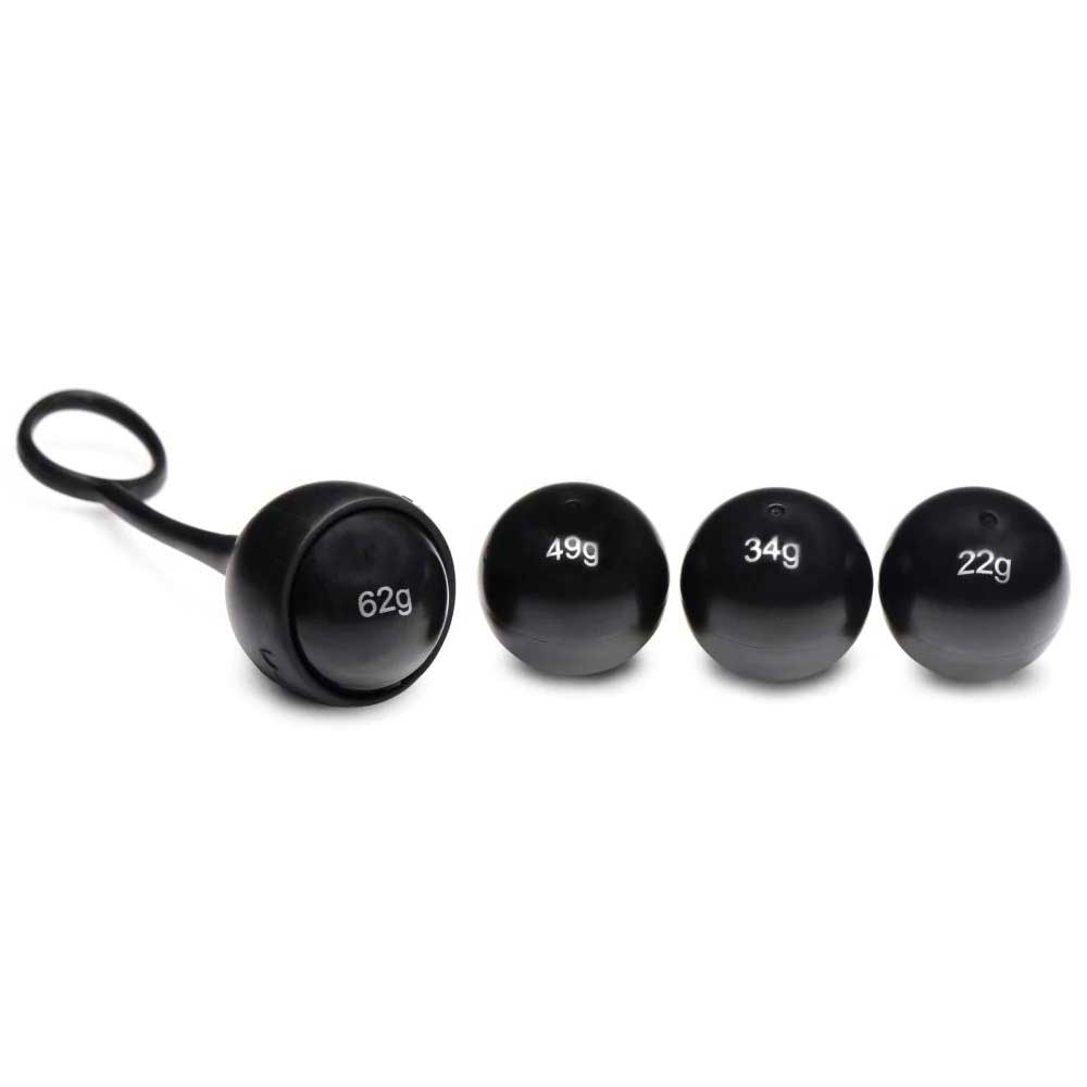 Cock Dangler Silicone Penis Strap With Weights - Black MS-AG922