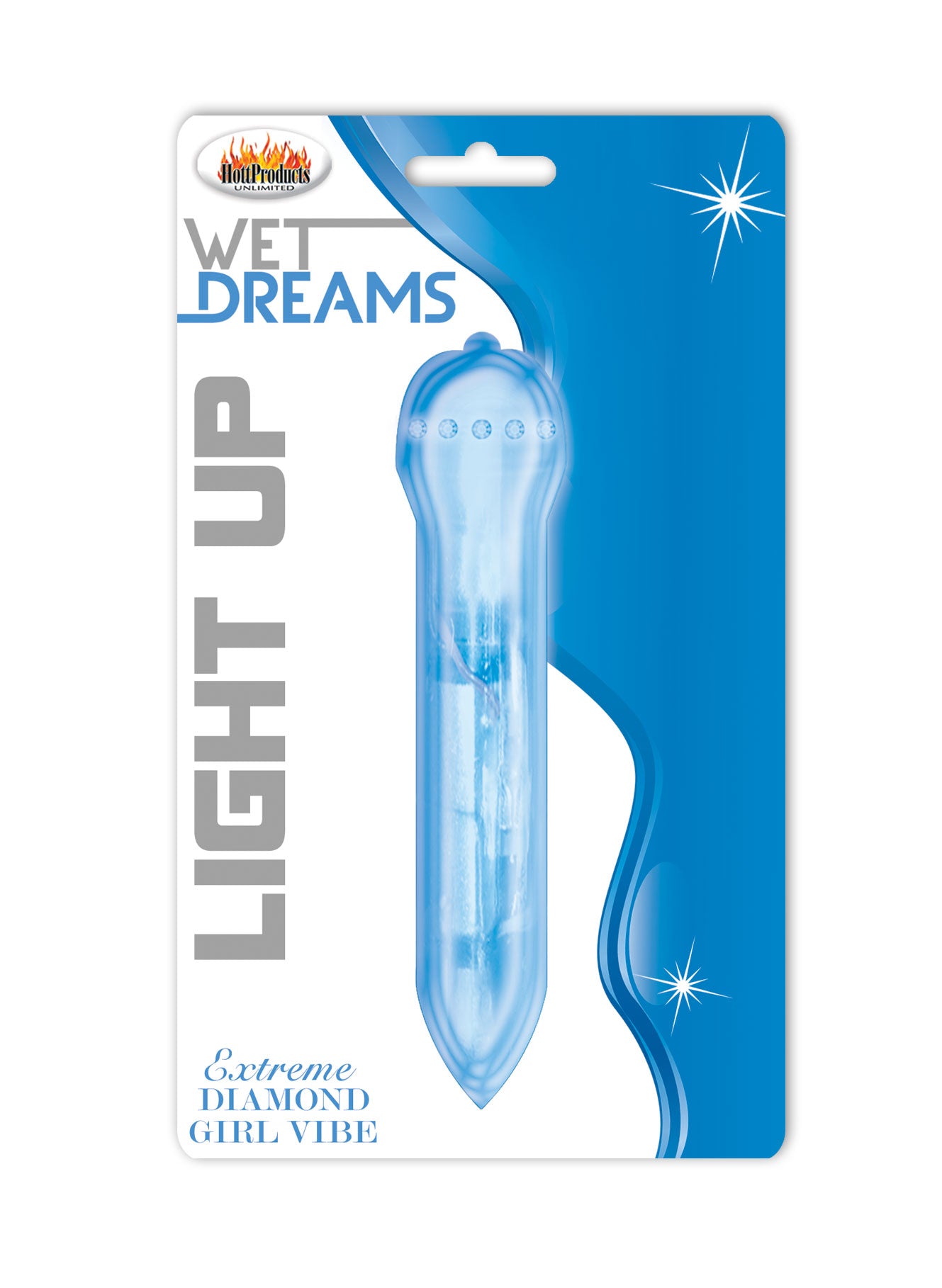 Wet Dreams Light Up Extreme Diamond Girl Vibe - Blue HTP2783