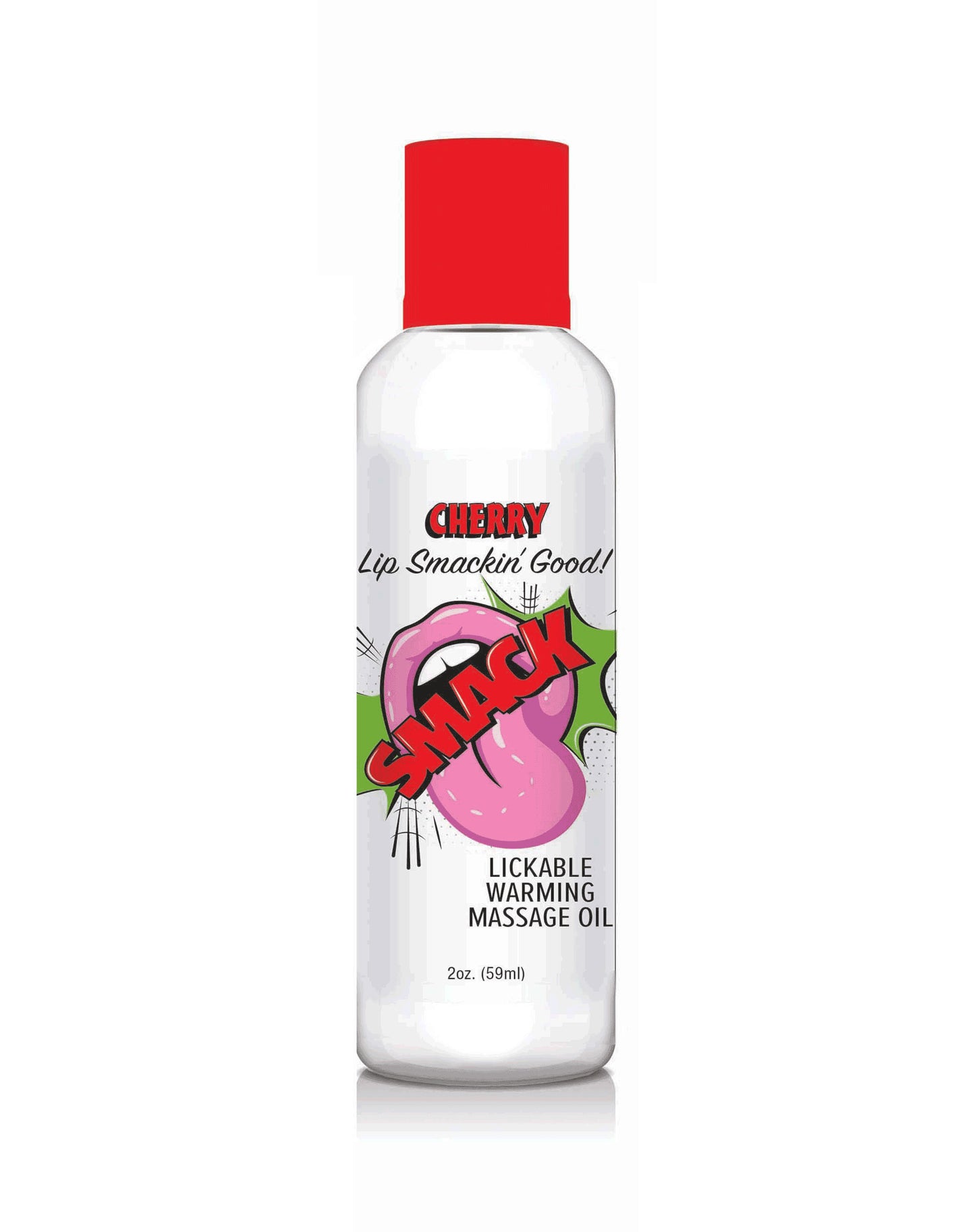 Smack Warming and Lickable Massage Oil - Cherry 2 Oz LG-BT410