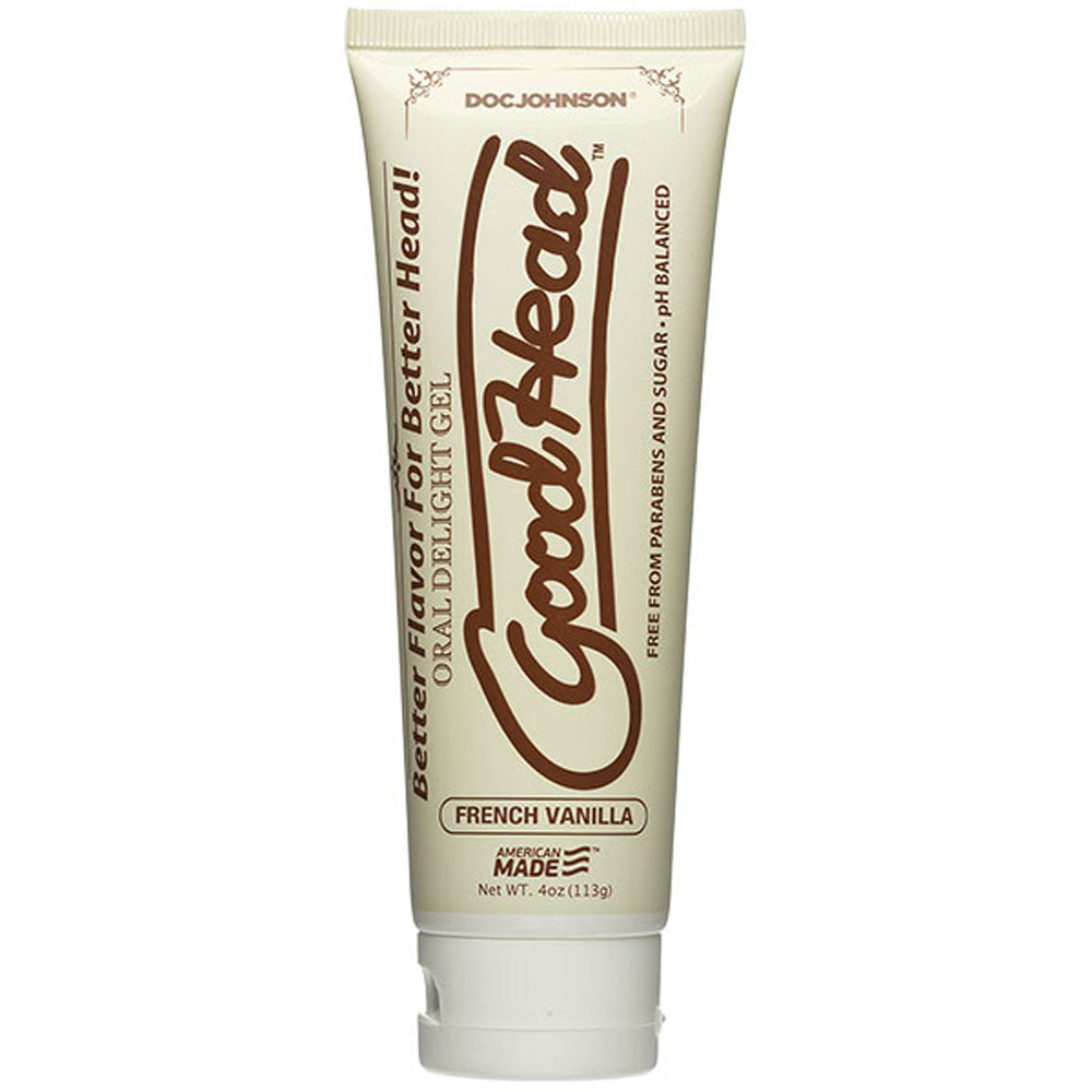 Goodhead - Oral Delight Gel - 4 Oz Tube - French Vanilla DJ1360-08-BU