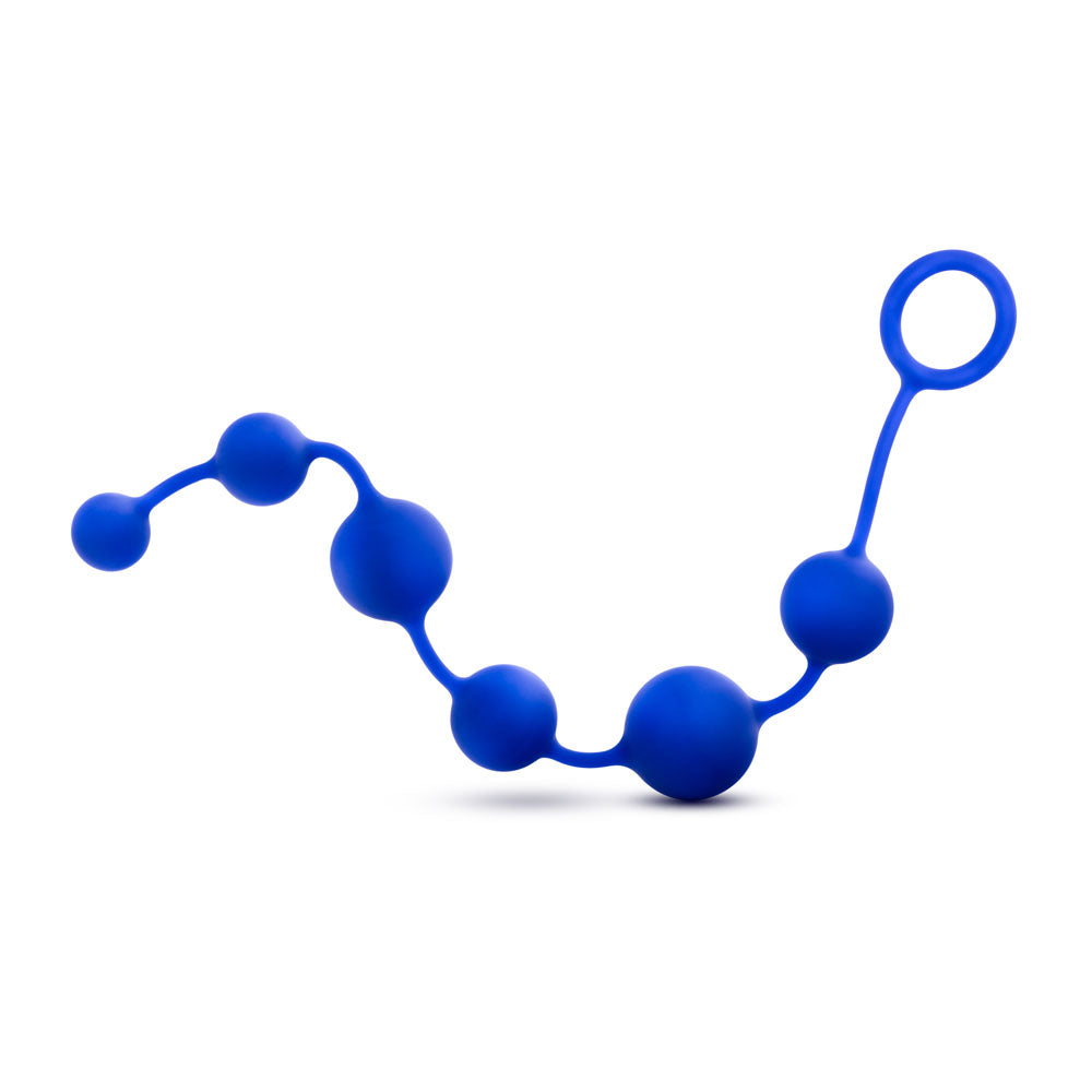 Performance - 16 Inch Silicone Anal Beads - Indigo BL-11102