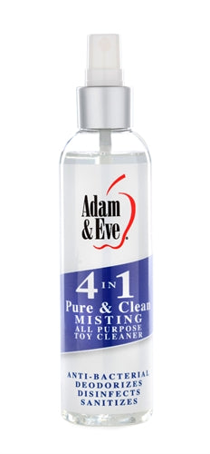 Adam and Eve 4 in 1 Pure and Clean Misting Toy Cleaner 2 Oz AE-LQ-5676-2