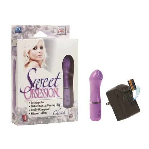 Sweet Obsession Cherish Rechargeable Massager - Purple SE0031053