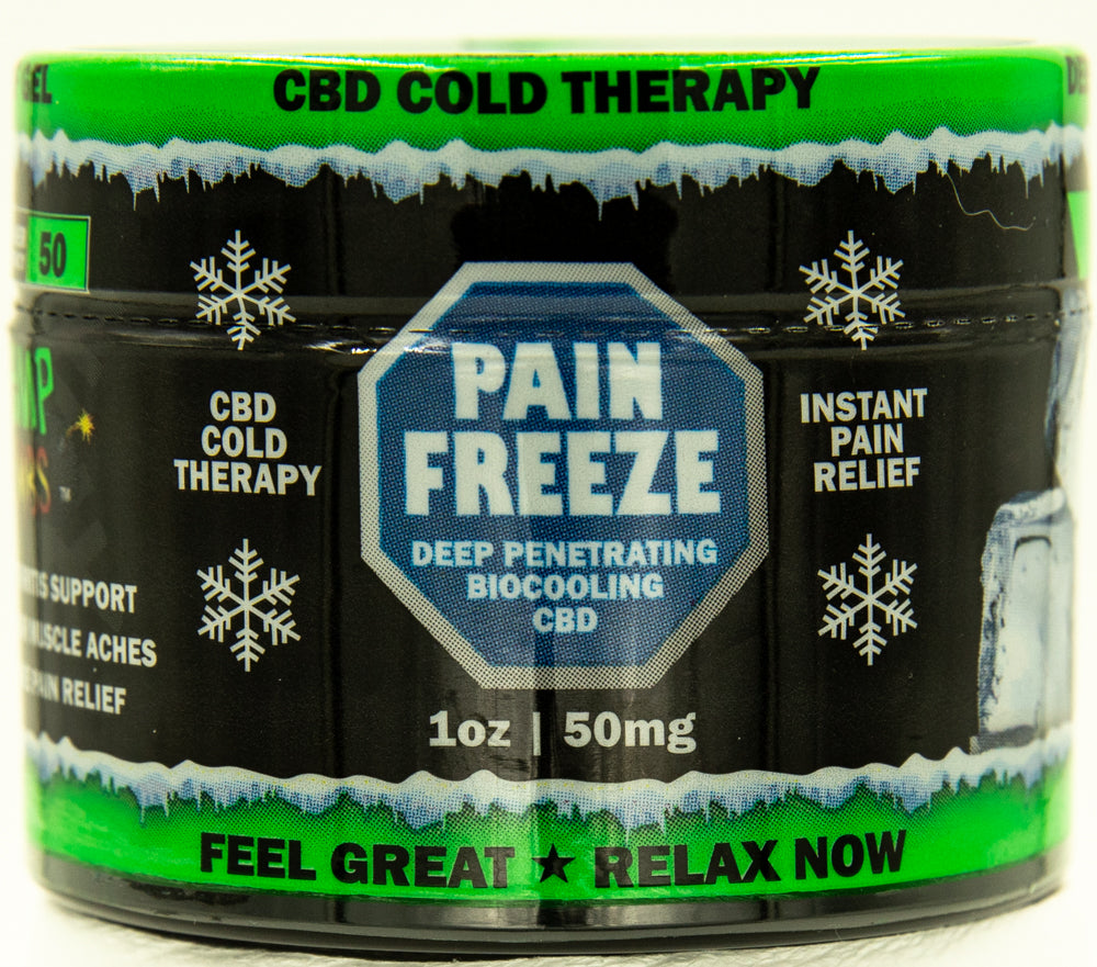 Hemp Bombs Pain Freeze Cream 1 Fl. Oz. 50mg HB-PAINFREEZ50