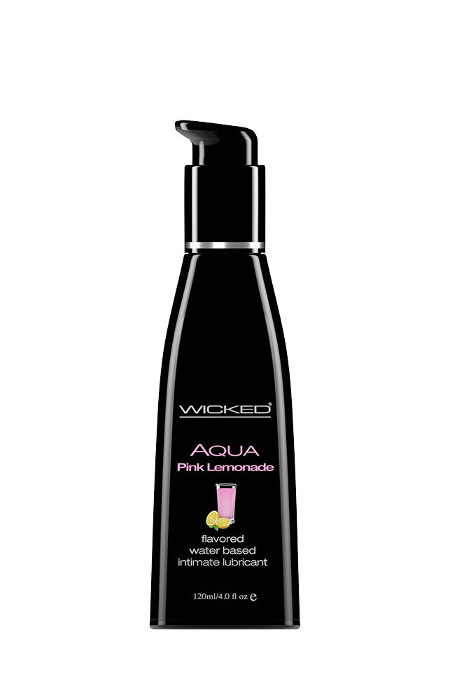 Aqua Pink Lemonade Flavored Water Based Lubricant - 4 Oz. / 120 ml WS-90374