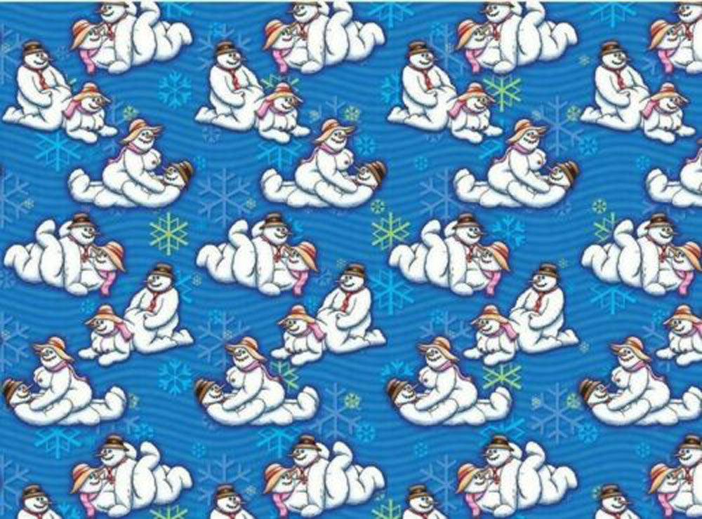 Gift Wrap Snowman OZ-GW-29