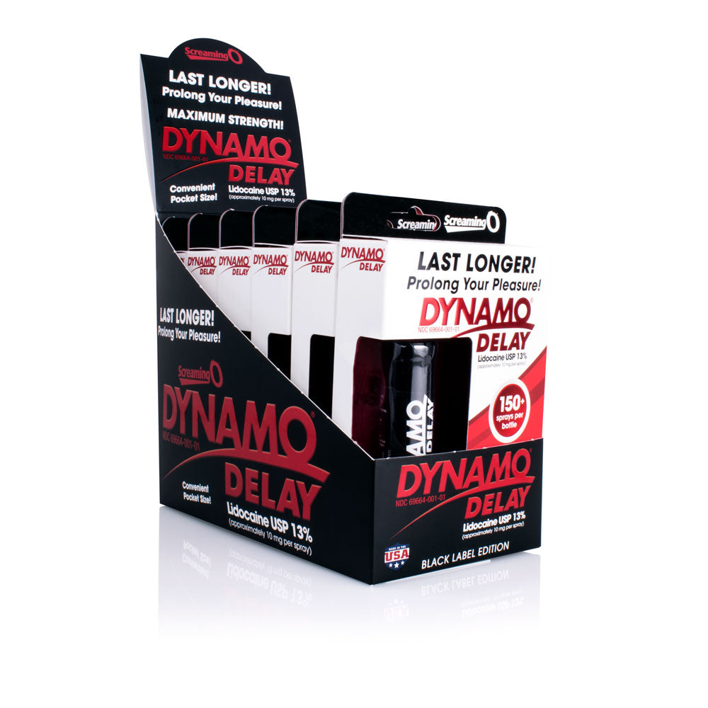 Dynamo Delay Black Series - 6 Count p.o.p Box Display DD-BL-110D