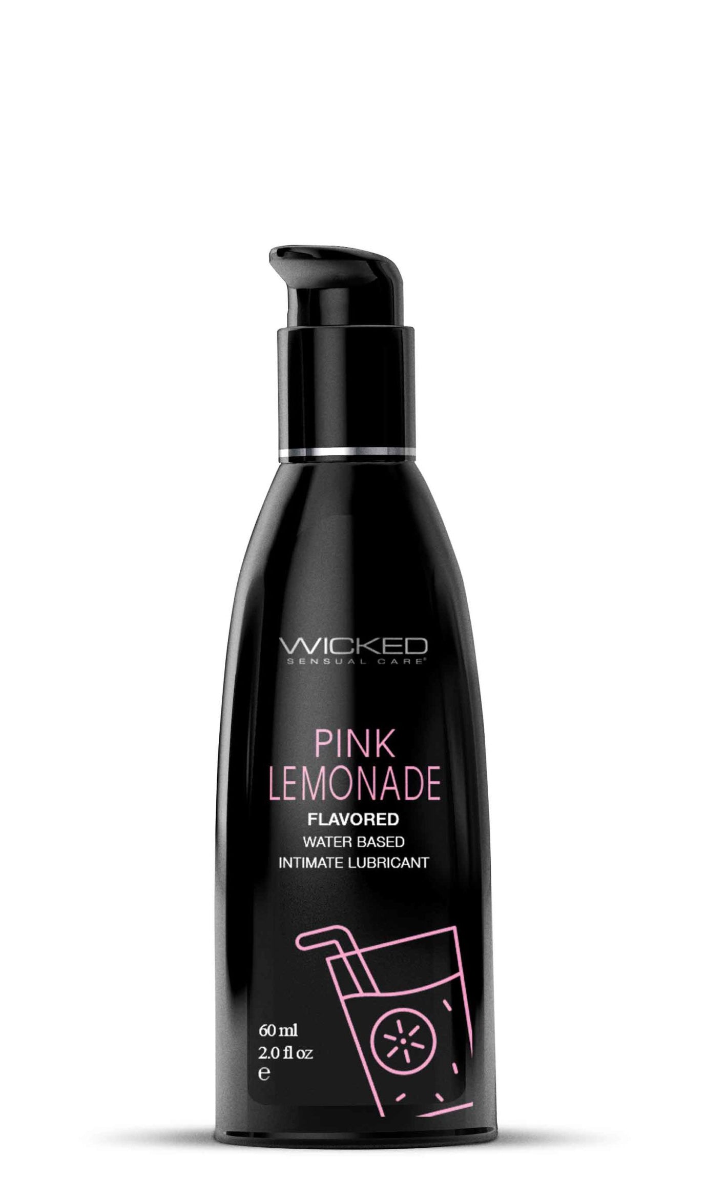 Aqua Pink Lemonade Flavored Water Based Intimate Lubricant - 2 Fl. Oz. WS-90372