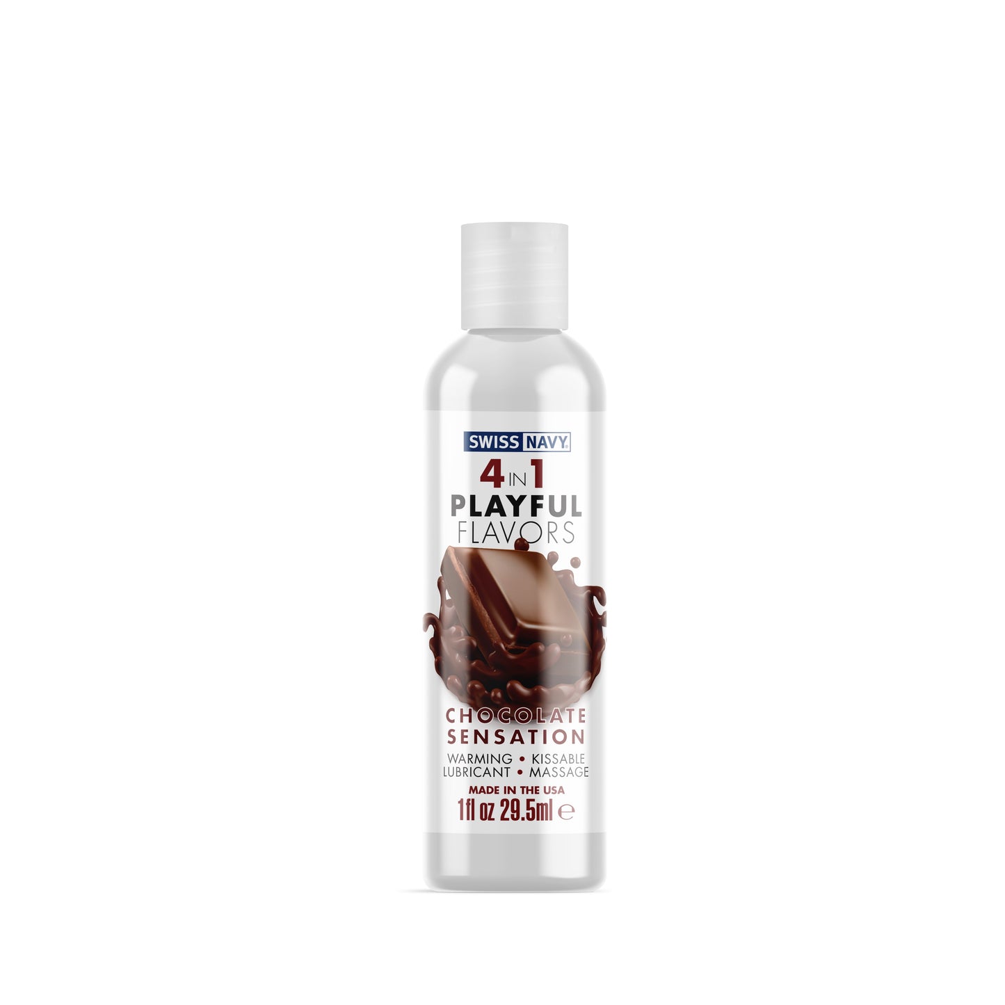 Swiss Navy 4-in-1 Playful Flavors - Chocolate Sensation - 1 Fl. Oz. MD-SN4N1FCS1