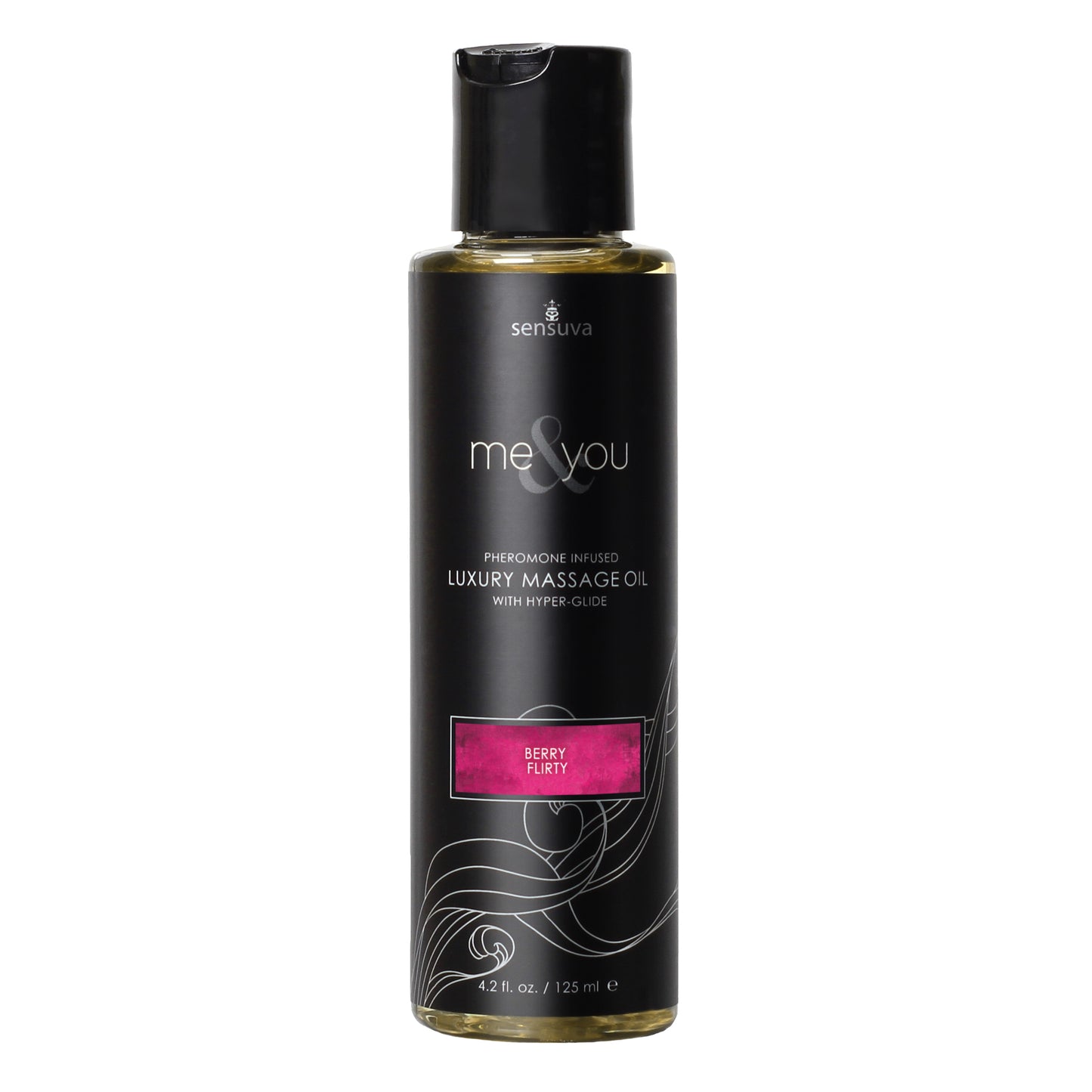 Me and You Luxury Massage Oil - Berry Flirt - 4.2 Fl. Oz. SEN-VL455