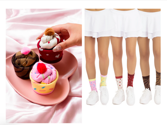 Cupcake Sock Gift Set