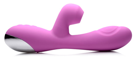 Shegasm 5 Star 10x Silicone Suction & Pulsing  Rabbit - Pink INM-AG450-PNK