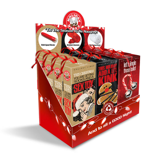 Holiday Vibes Naughty List Gift 12 Piece Pop -  Assorted GN-1000206