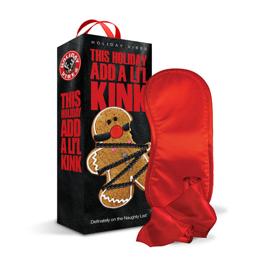 Holiday Vibes Naughty List Gift Add a Lil Kink - Blindfold, Wrist and Ankle Sashes GN-1000208