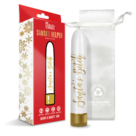 Prints Charming Santas Helper Merry and Mighty  Vibe - Santas Bitch GN-1000203