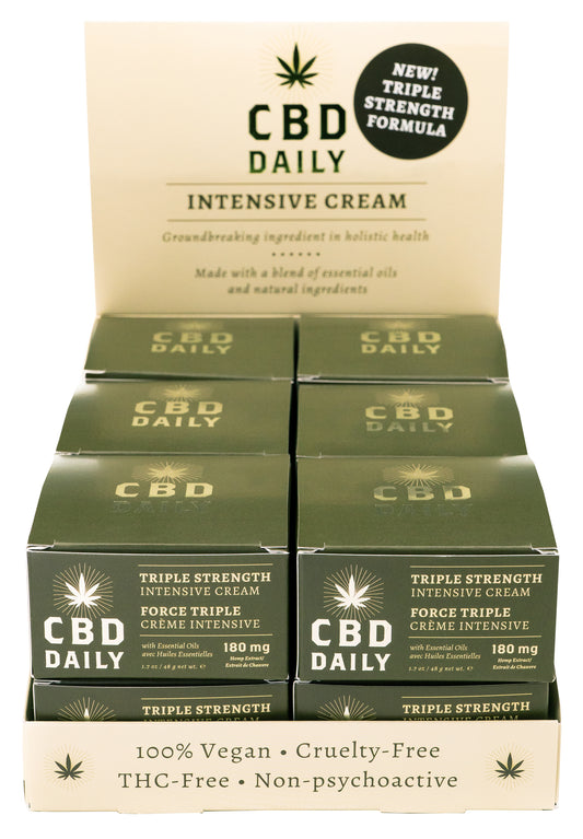 Cbd Daily Pocket Size Intensive Cream Display 24ct EB-CBDCPD024